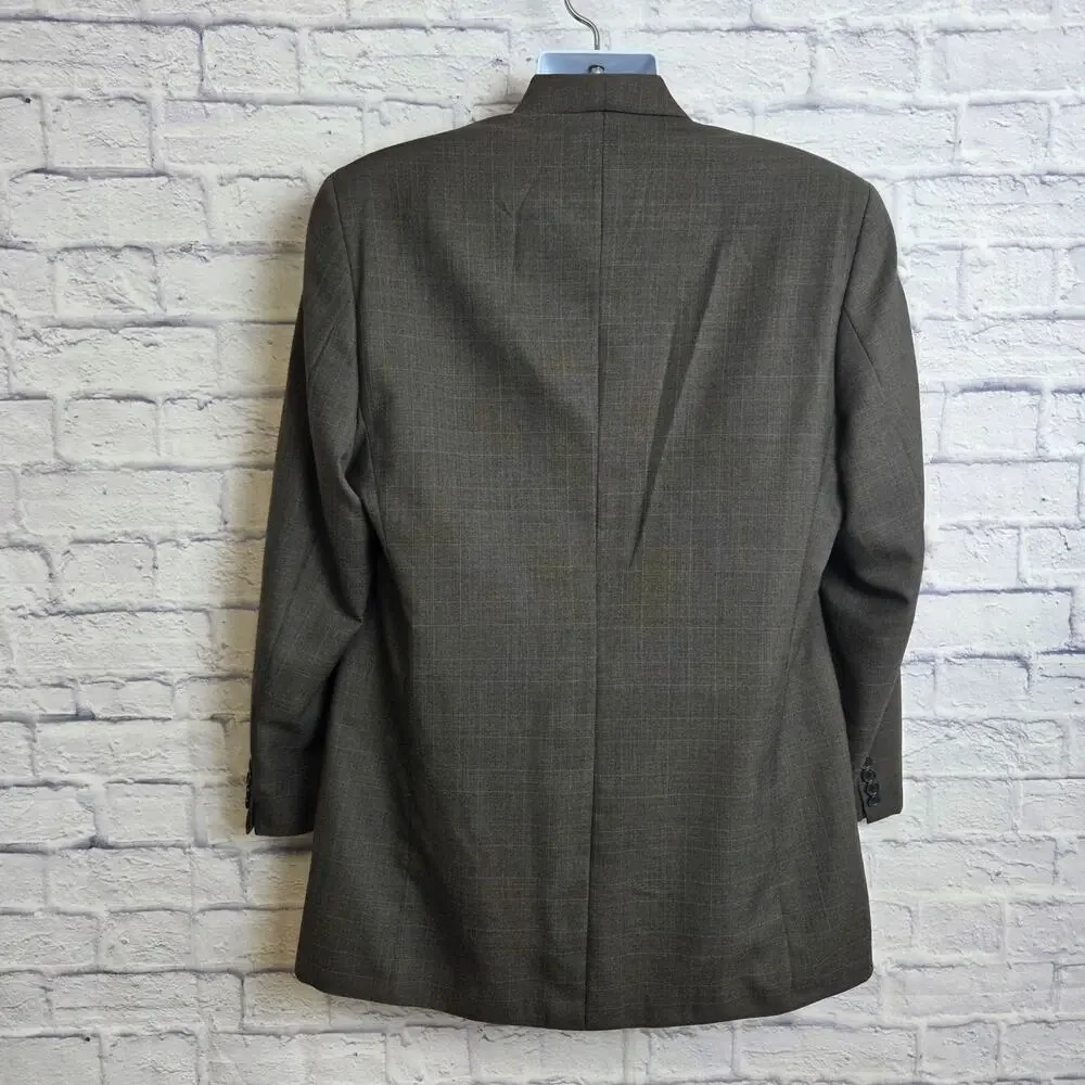 Chaps by Ralph Lauren Size 42 Wool Sport Coat Blazer Suit Jacket Brown